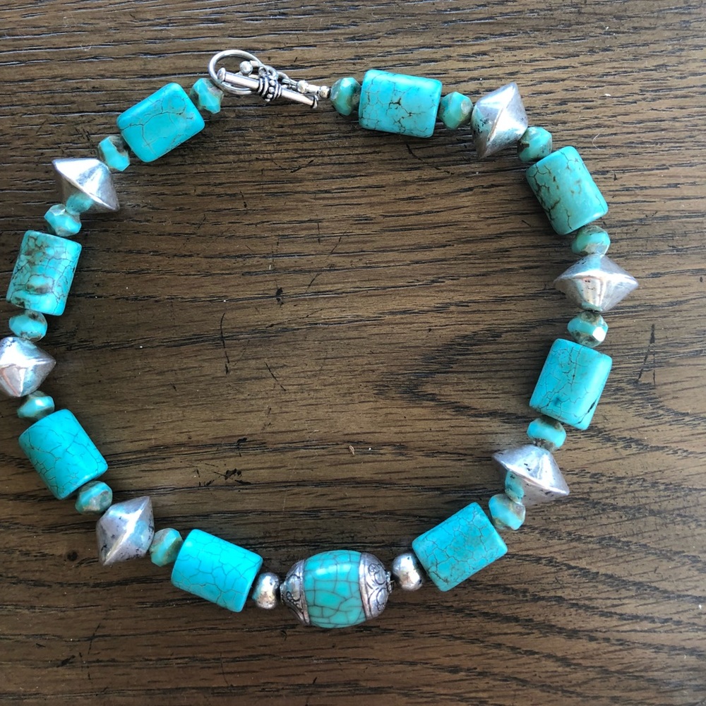 Turquoise and Silver necklace